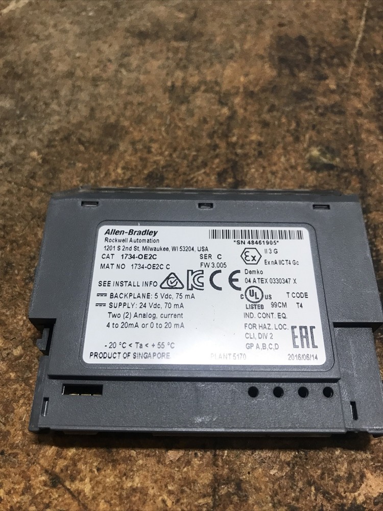 Allen-Bradley 1734-OE2C Ser C Output Module - Tested