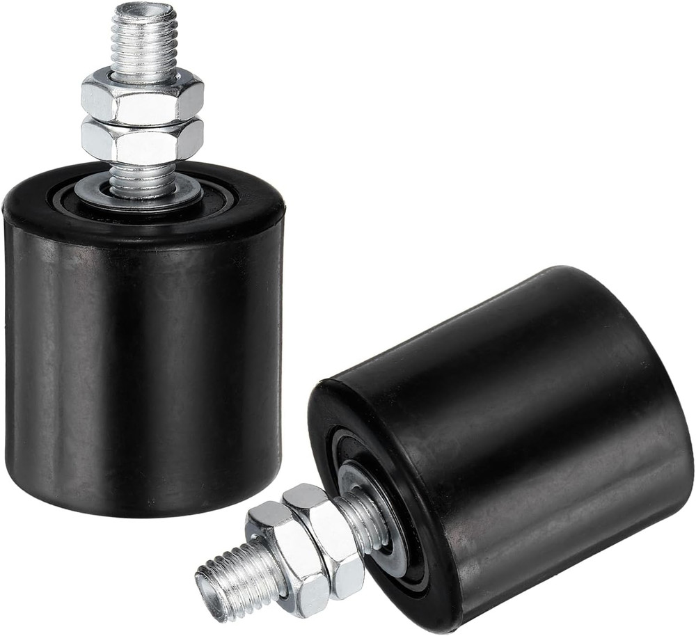 2Pcs Slide Gate Guide Roller, 2" Nylon Rollers Gate Support Assembly, Univers...