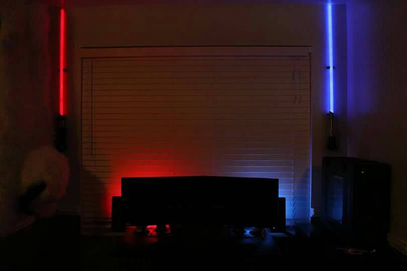 Lightsaber Wall Mount, Galaxy's Edge lightsaber mount
