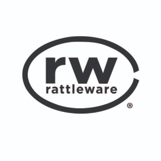 rattleware Extended Basic Holder, Stainless Steel, Hammered Finish, 05220