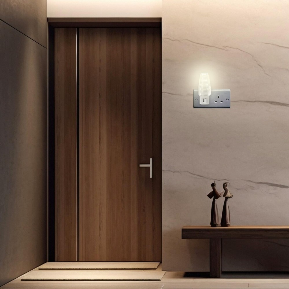 Plug in Night Light with Manual On/Off Switch for Includes 4W Bulb | 4 Pack