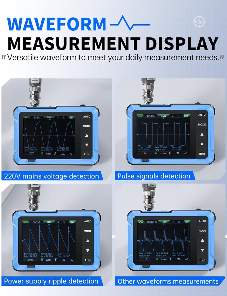 Portable Automotive Oscilloscope with Trigger Function/