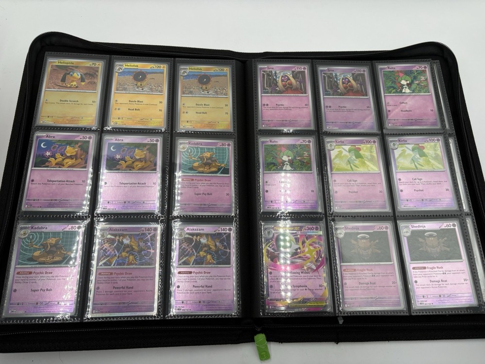 Mega Evolutions 100% Complete Master Base Set w/EX & Reverse & Vault Binder