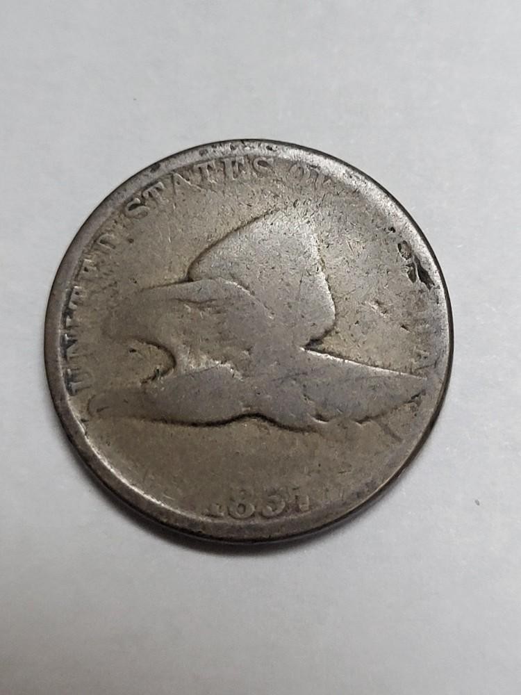 1857 Flying Eagle Cent CHEAP !!!! A