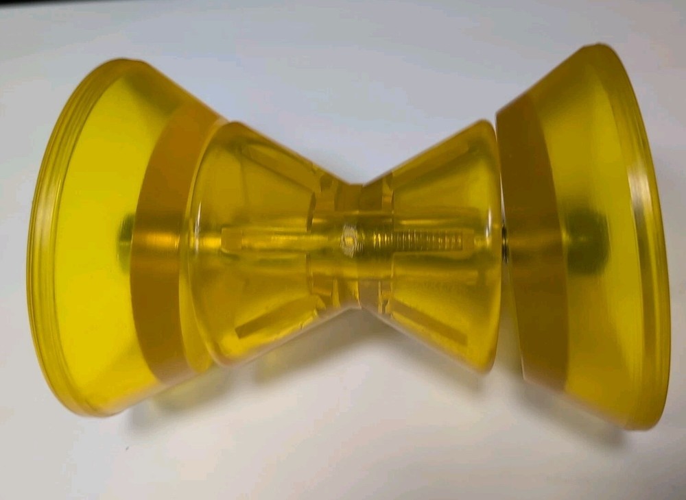 Boat Trailer Bow Roller 3" Yellow Gold