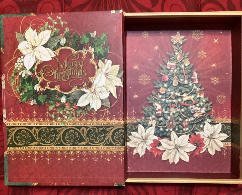 Ashland Decorative Book Box Victorian Christmas Tree