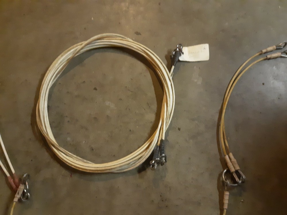 Rigging Cables Ropes Various Marine Lot