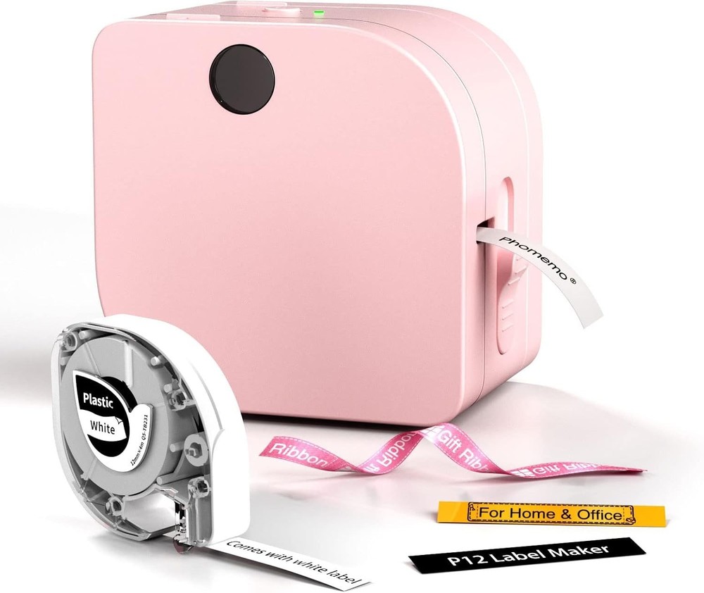 P12 Bluetooth Label Maker - Compact Printer for DIY Crafts & Home Organization