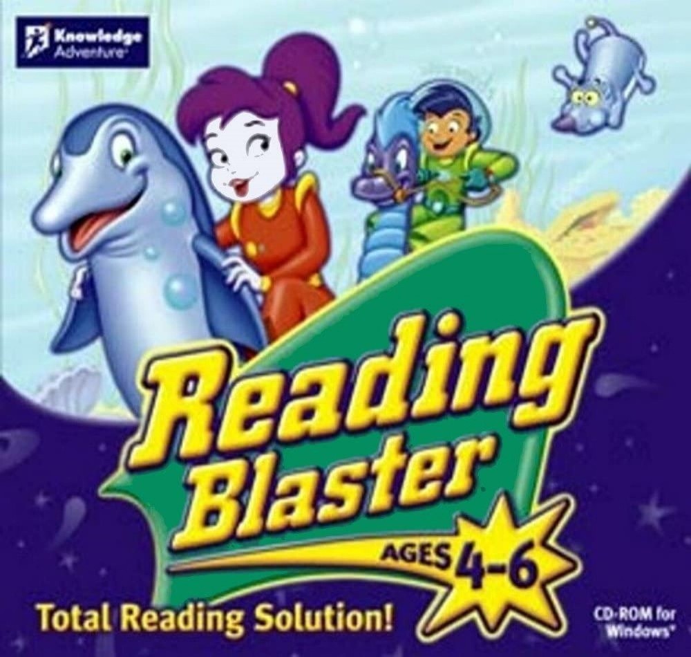 Reading Blaster Age 4-6 Total Reading Solution! PC Software Sealed New