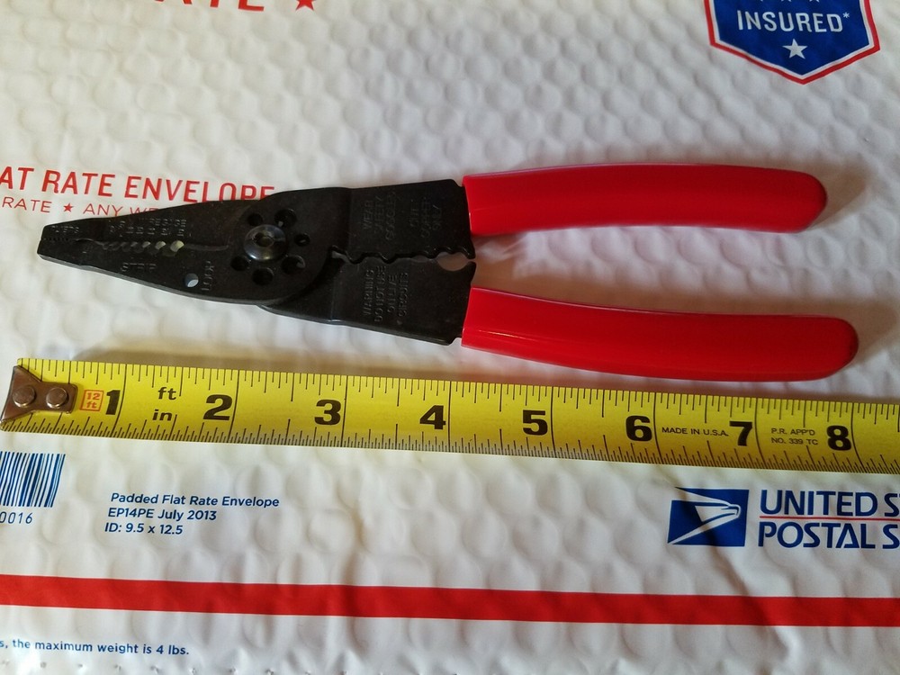 NEW Crescent WS19 8" Wire Strippers/Cutters