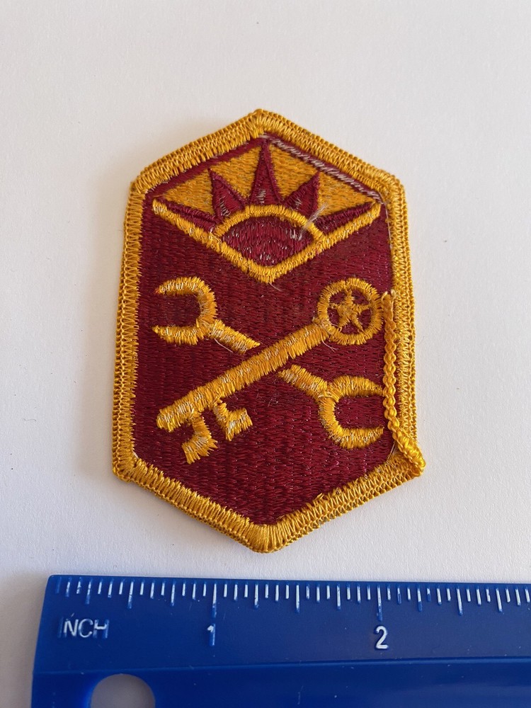 US Army Advance Weapons Support Command Patch Full Color Patch INV5398