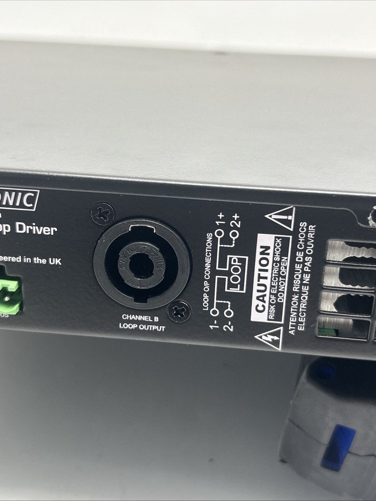 Ampetronic MLD9 Professional 2-Channel Rackmount 1U Induction MultiLoop Driver