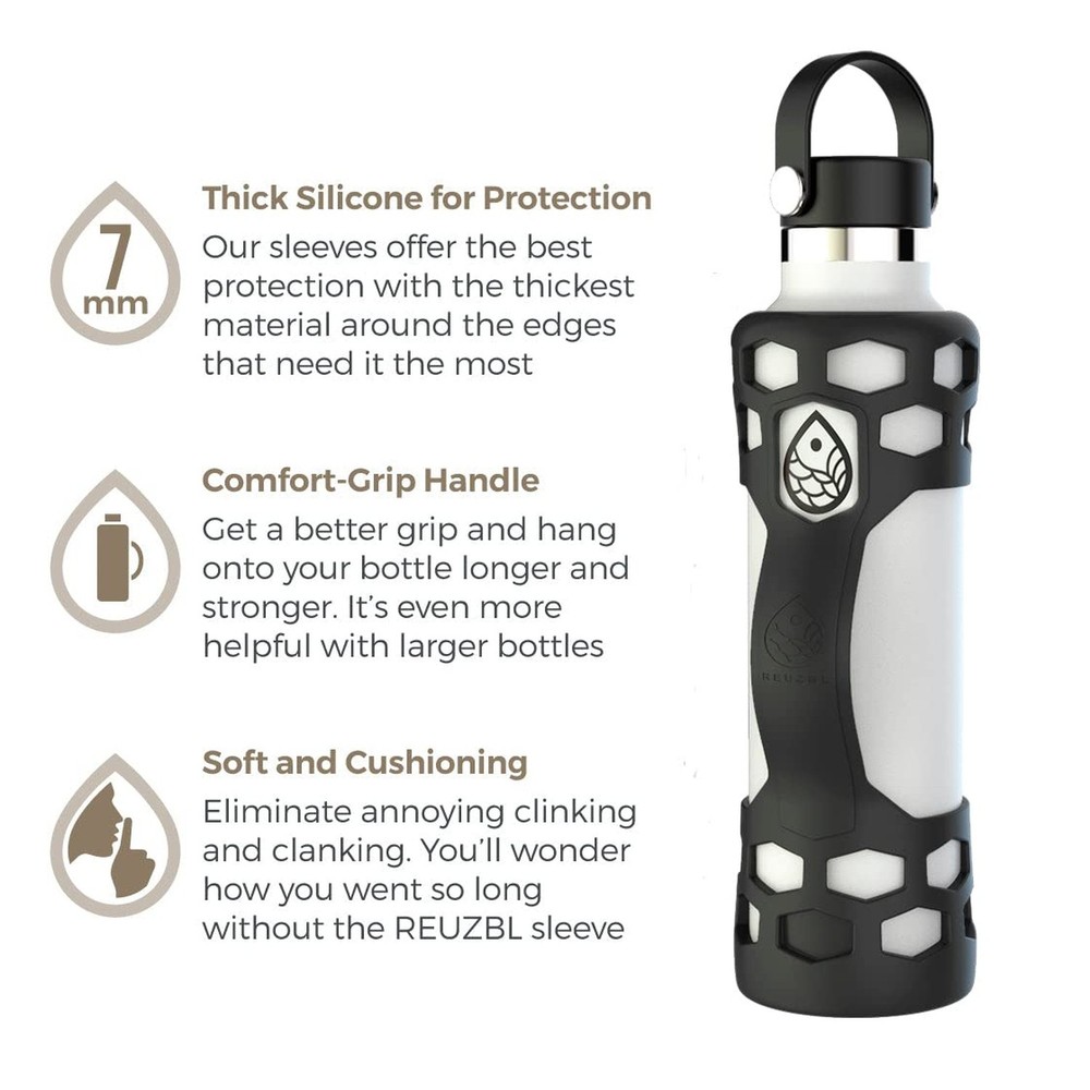 REUZBL Silicone Boot Sleeve Protector with Handle – Compatible with Hydro