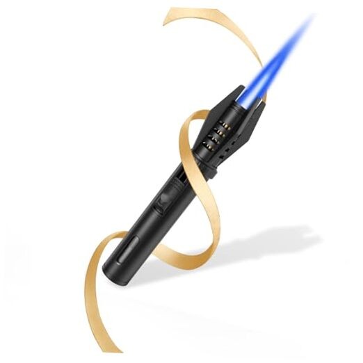Torch Lighter Saber – Butane Refillable Torch with Visual Window, Mini 1 Torch