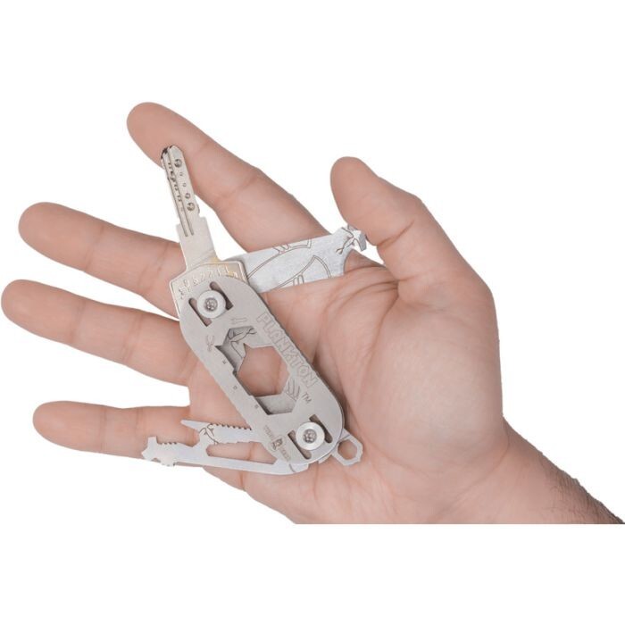 Turq Gear Plankton Multi-Tool About 13 Integrated Tools 4 Tools Lock Into One
