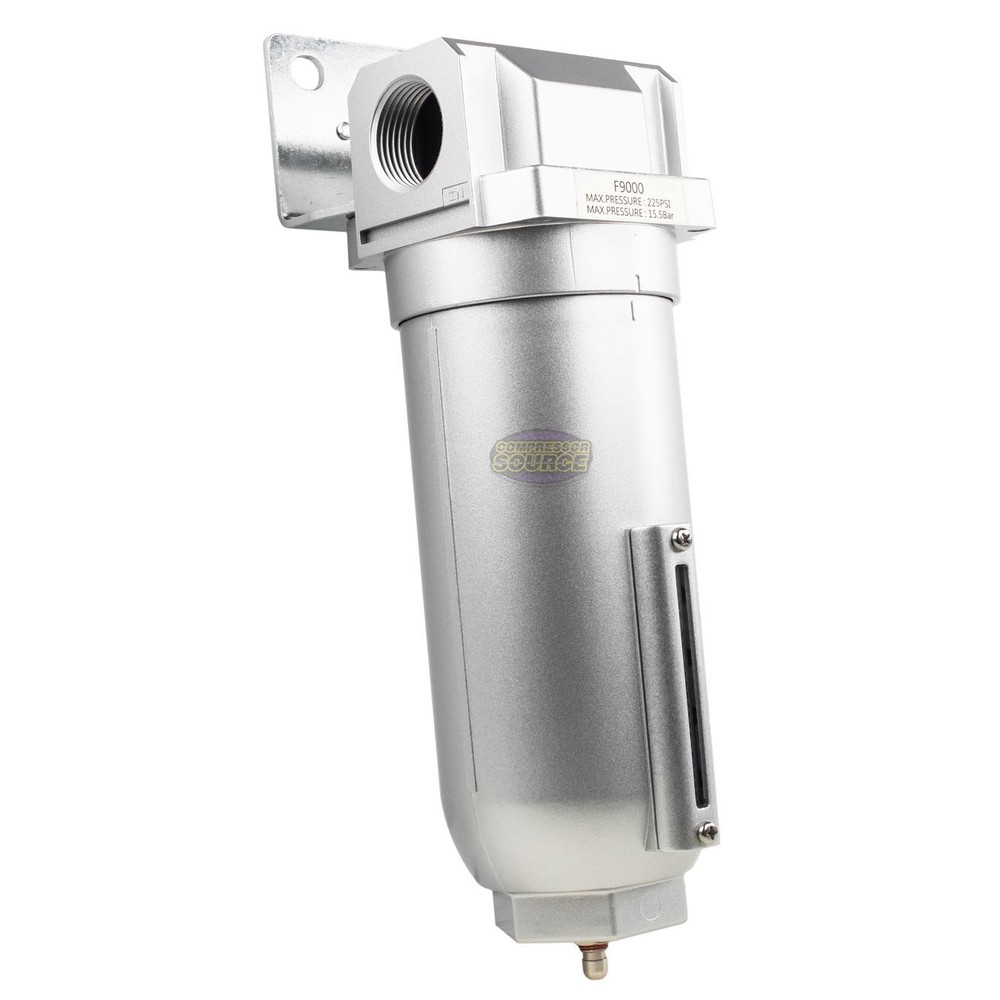 1" Inline Air Compressor In Line Water Moisture Filter Trap Separator