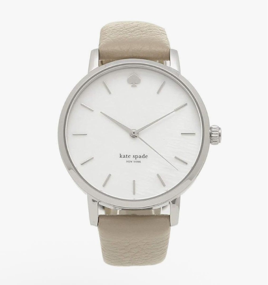 KATE SPADE KSW1141 White Shell Beige/Silver Watch