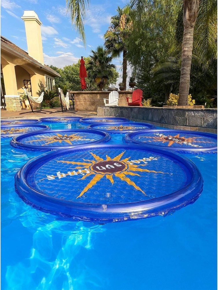 Solar Sun Ring Pool Spa Heater 21K BTU, Efficient Cover Heating System, SSR1