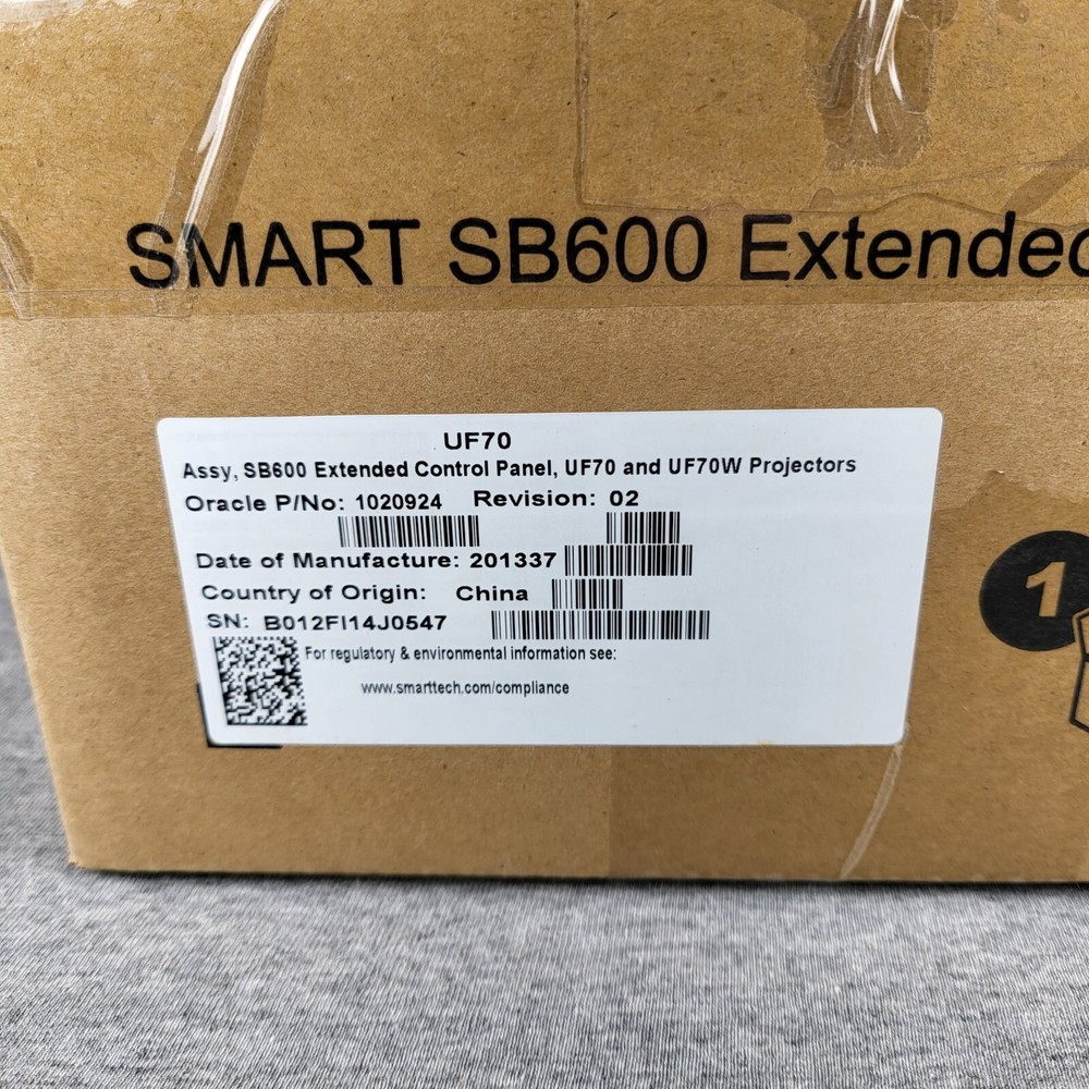 Smart SB600 Extended Control Panel for UF70 & UF70W Projectors