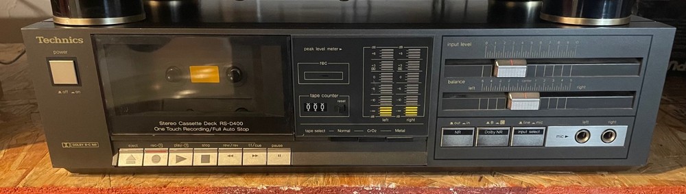 Technics RS-D400 Cassette Deck, New Belts, Tested and Working