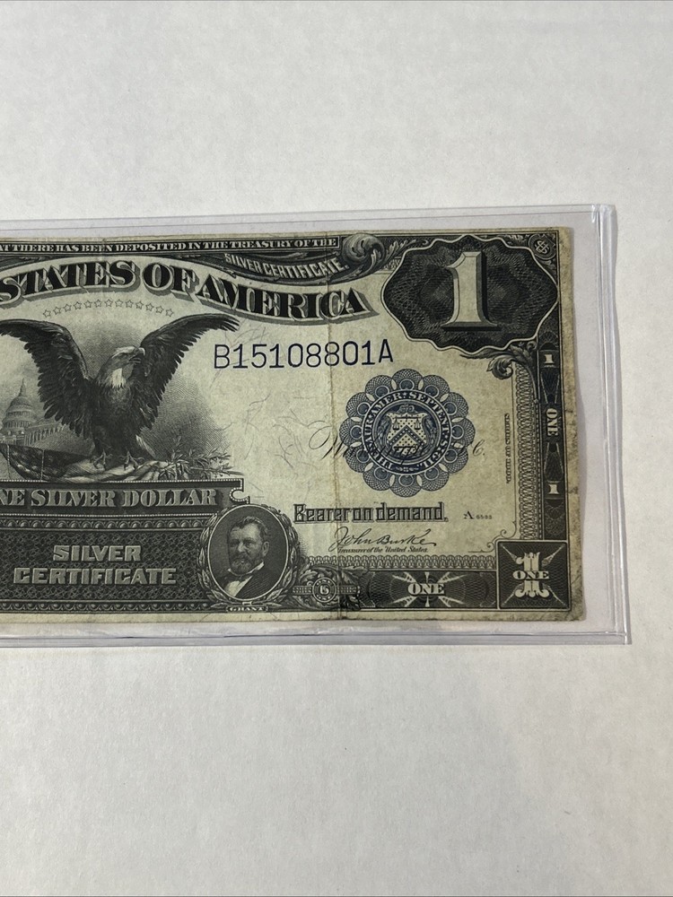 1899 $1 Black Eagle Silver Certificate ~ Circulated - Nice Note