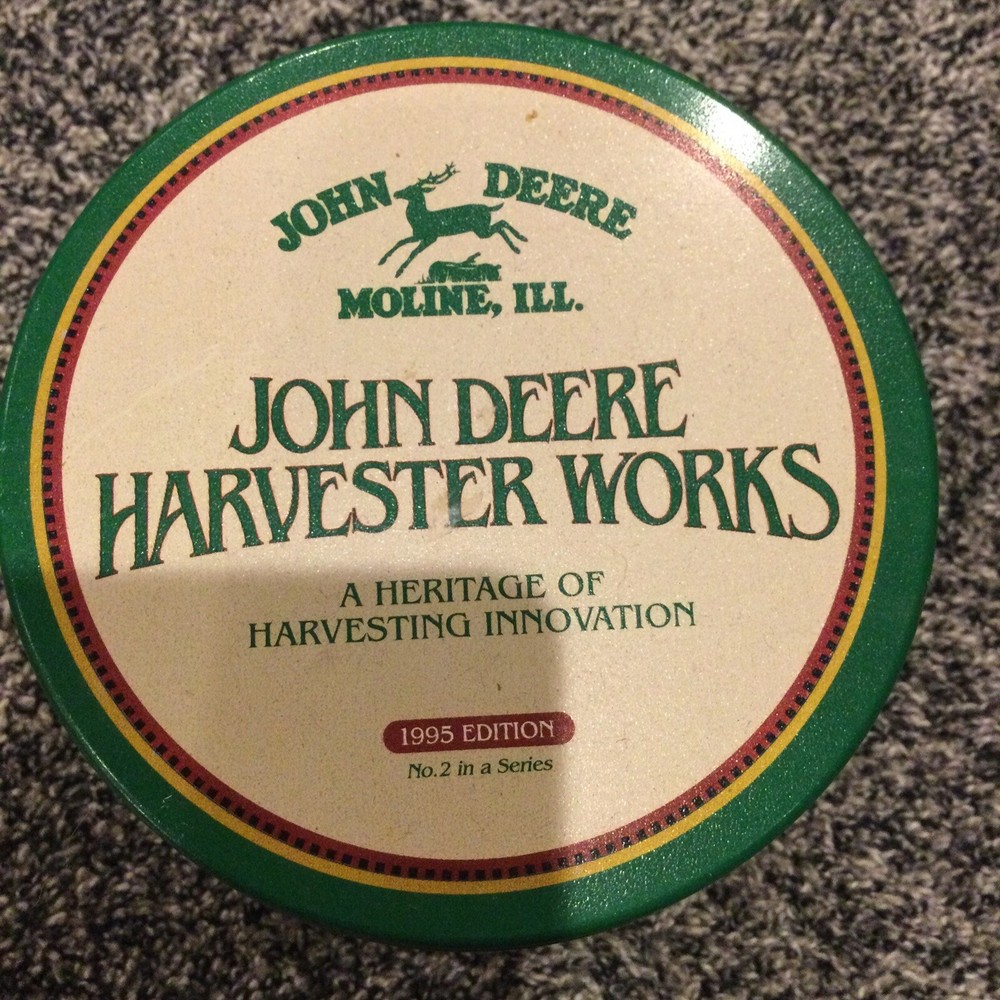 1995 John Deere Harvester Works Combine “Empty” Storage Tin