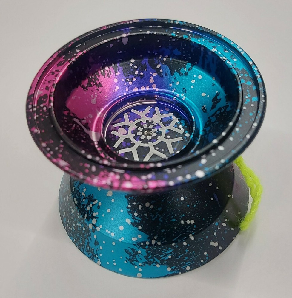 Acid Unresponsive Professional Trick String Magic YoYo Anodized Metal GALAXY