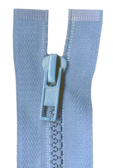 40cm Medium Blue Open End Chunky Zip