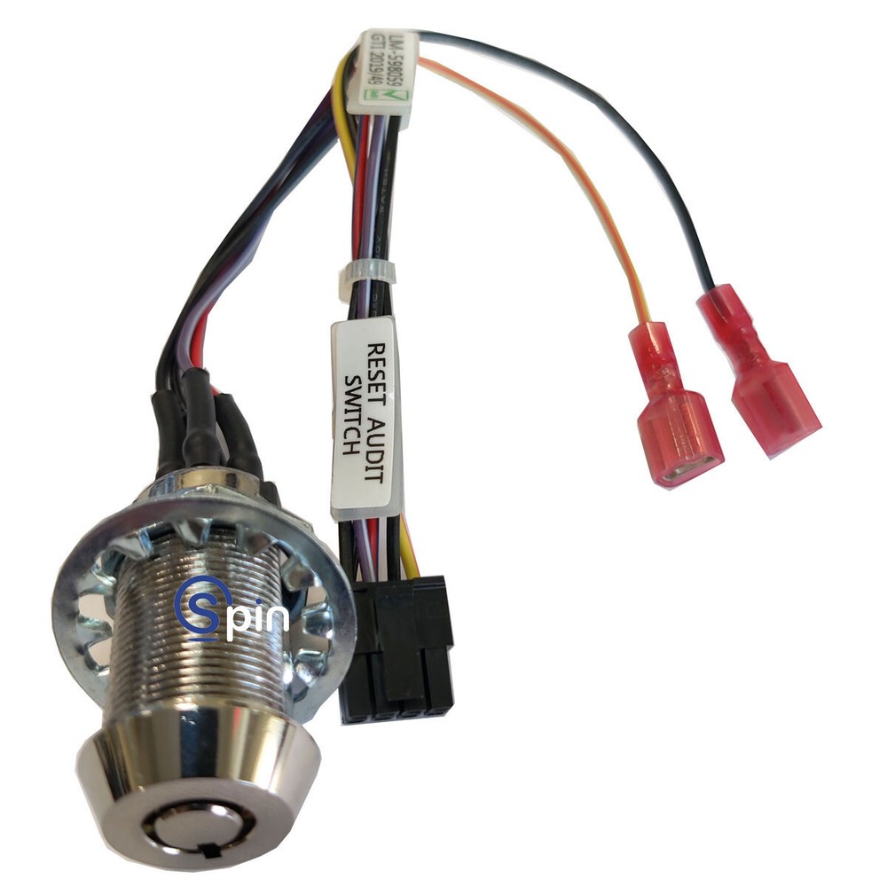 Lock, Audit Meter Switch with Harness (Works wih 5101 Key) - Aristocrat