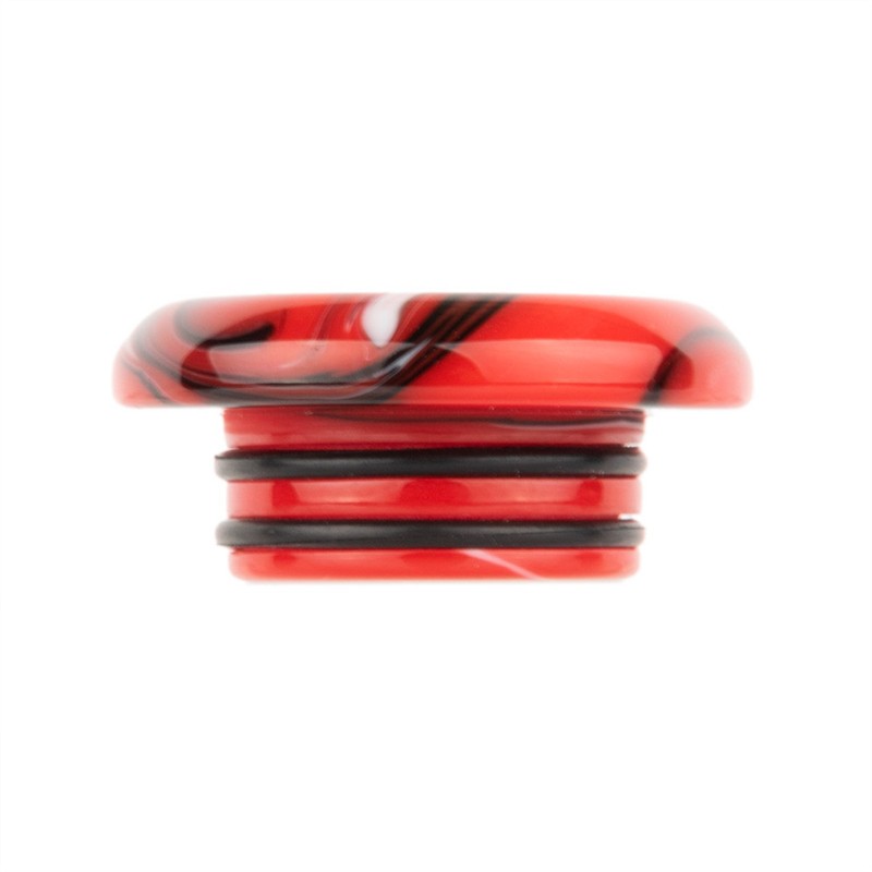 Colorful Pattern Flat 810 Resin Drip Tip Random 5PCS