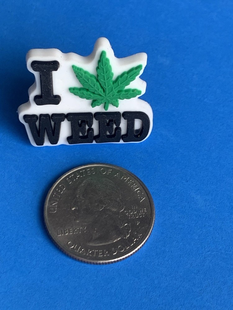 Marijuana Cannabis Shoe Charm