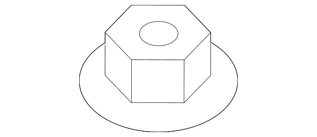 Genuine Mitsubishi Top Nut MF925636
