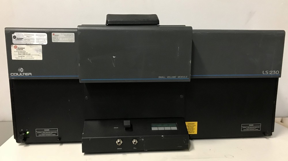Coulter LS 230 Laser Diffraction Particle Size Analyzer / Small Volume Module