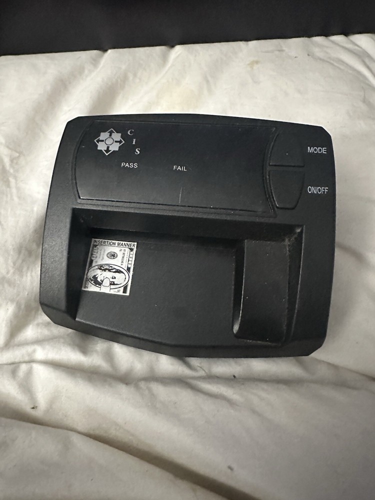 CIS Security Solutions CIS 113 Counterfeit Banknote Bill Detector w/ Power Works