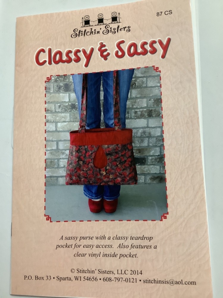 Classy & Sassy purse pattern