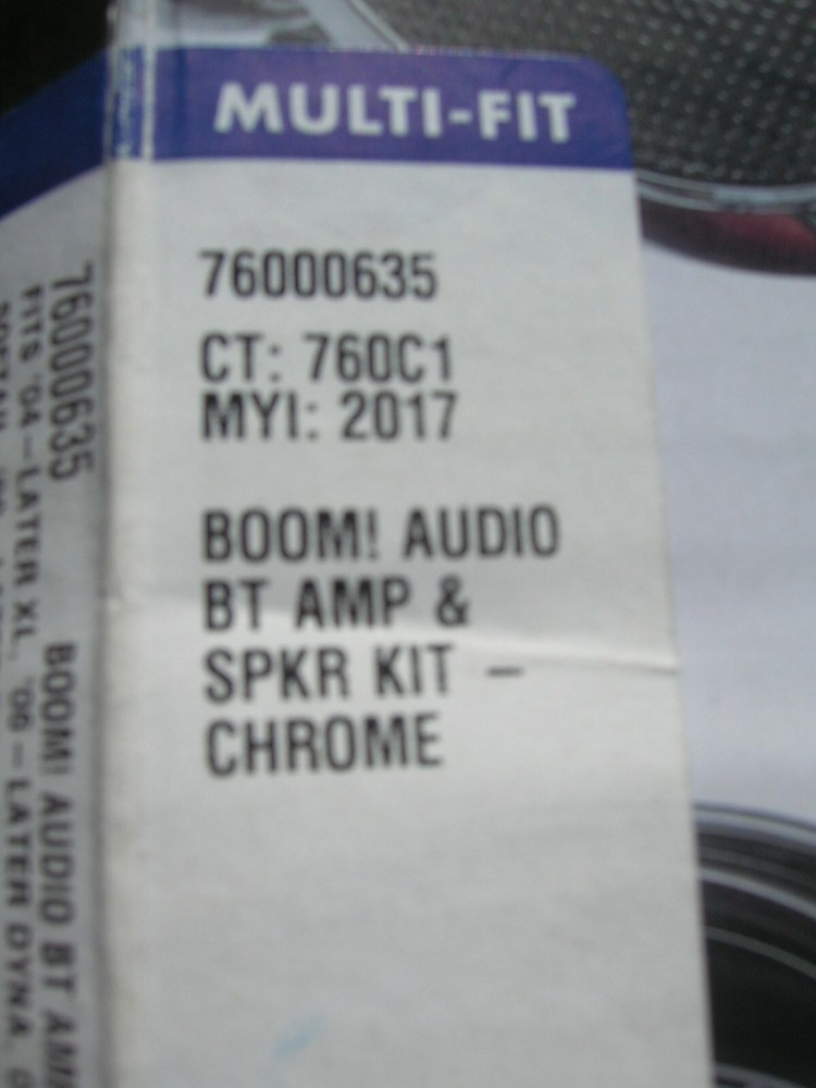 HARLEY DAVIDSON CHROME SPEAKERS