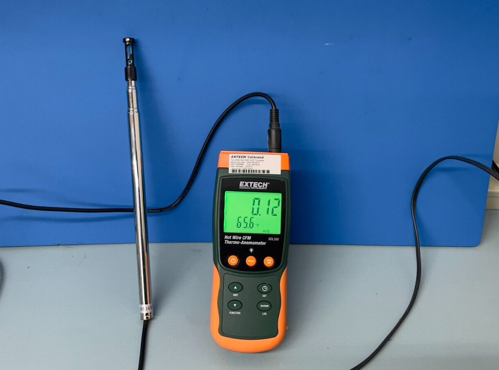 Extech SDL350 Hot Wire CFM Thermo-Anemometer