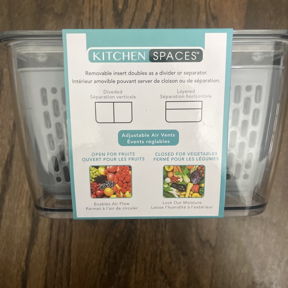 Kitchen Spaces - 1465A6-AMZ Kitchen Spaces Colander Bin Medium Gray