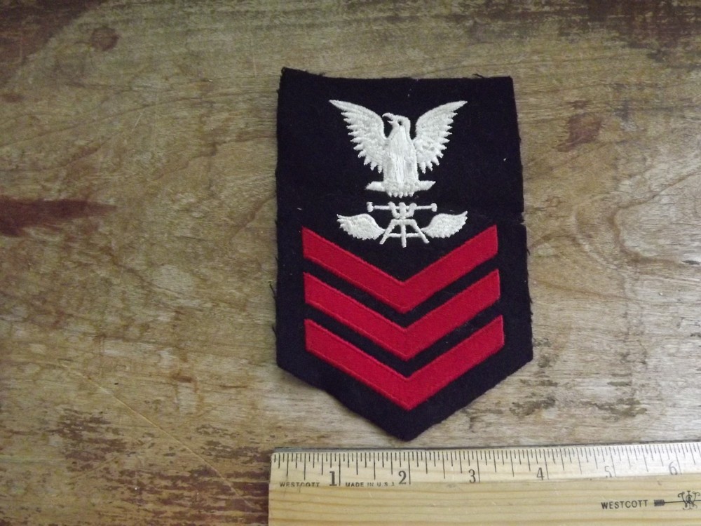 Navy 1st Class Aviation Fire Control Tech Rate - INV# C811