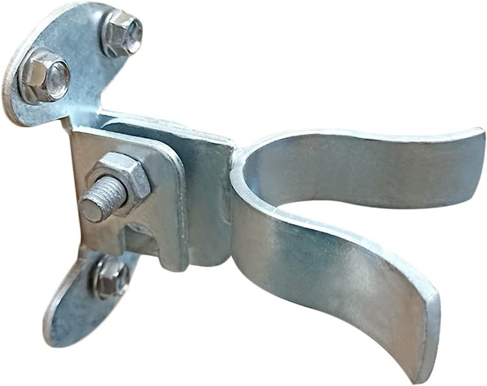1-3/8" Flat Back Wall Mount Fork Gate Latch - 1-3/8, Silver