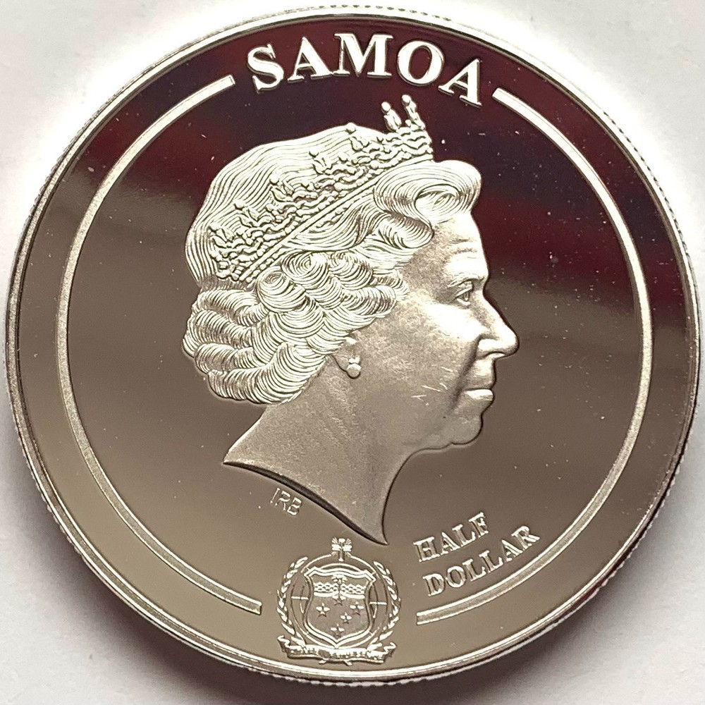 SAMOA HALF 1/2 DOLLAR 2020,PROOF,( Harry Potter - Minerva McGonagall)