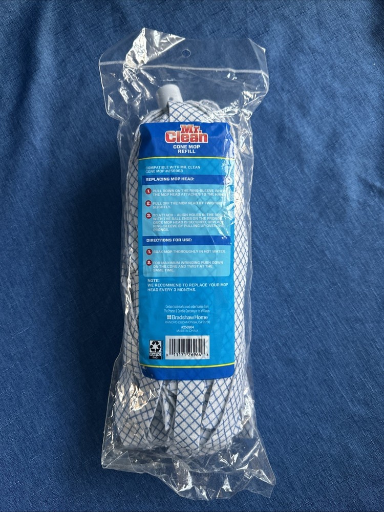 NIP Mr Clean Cone Mop Refill 256964