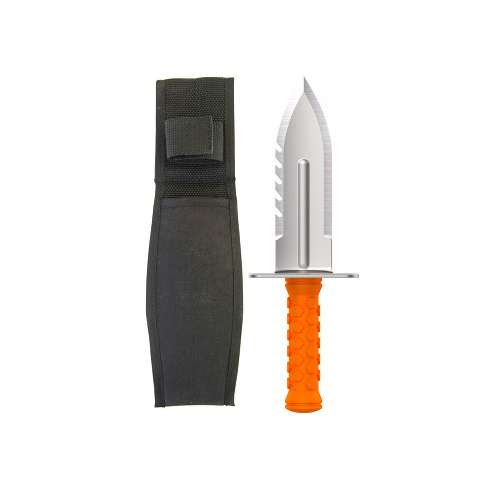 Quest Diamond Digger Tool Left Side Serrated Blade with Free Sheath