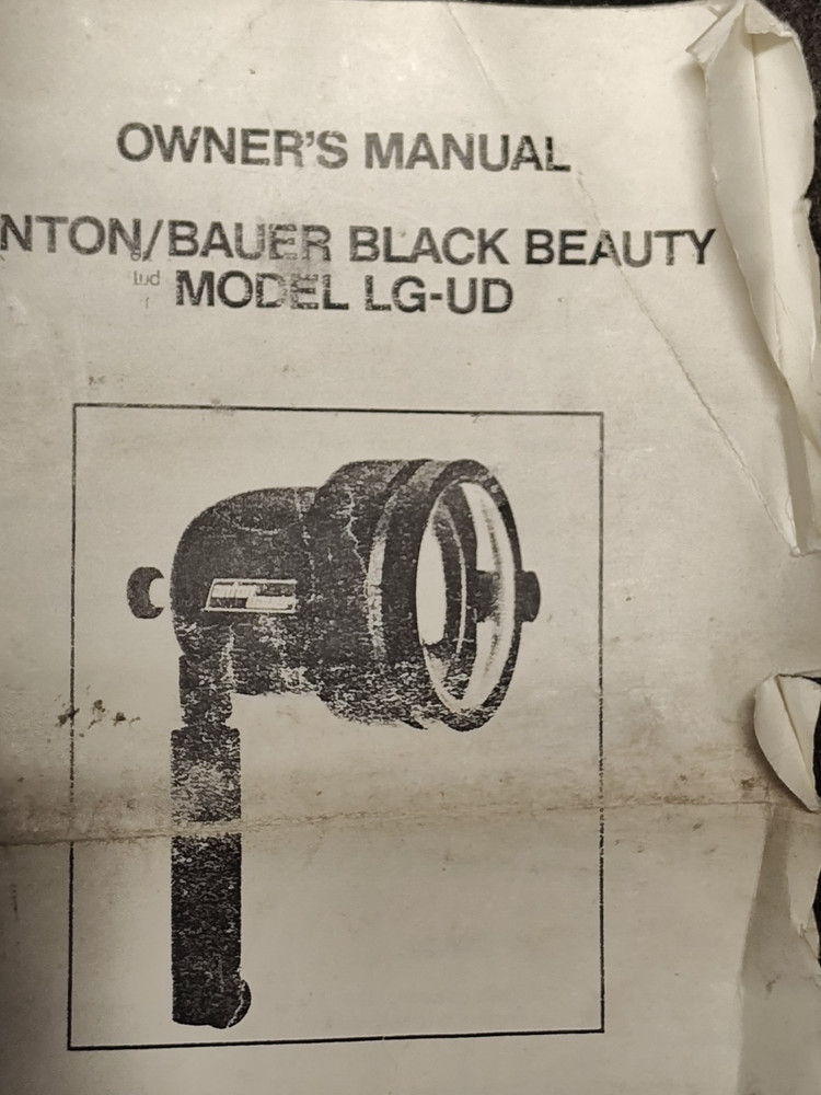 Ultralight 2 Anton Bauer Untested handheld w/case