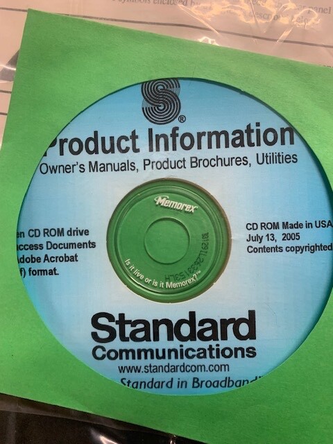 Standard Communications 422CI OMNI Digital Satellite Receiver