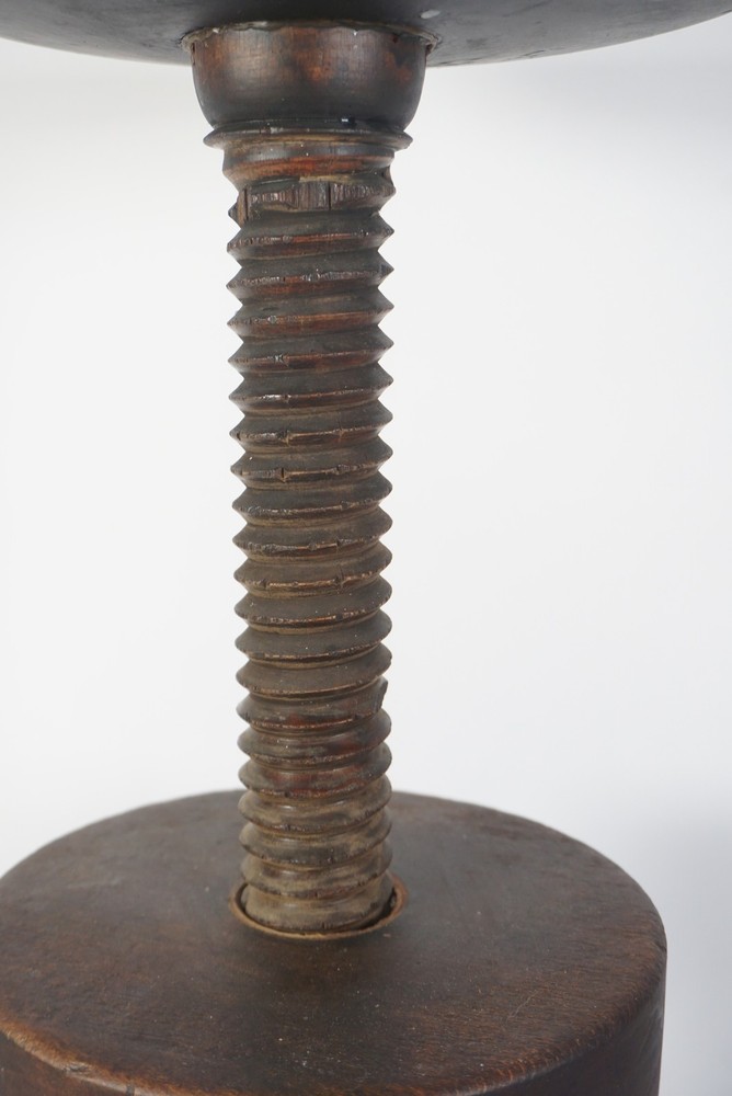 Antique Wood Stool Piano Stool Adjustable Tripod