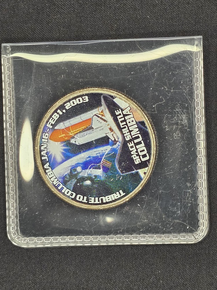 2016 Kennedy Half Dollar – Post-Mint Colorized Space Shuttle Theme –Uncirculated