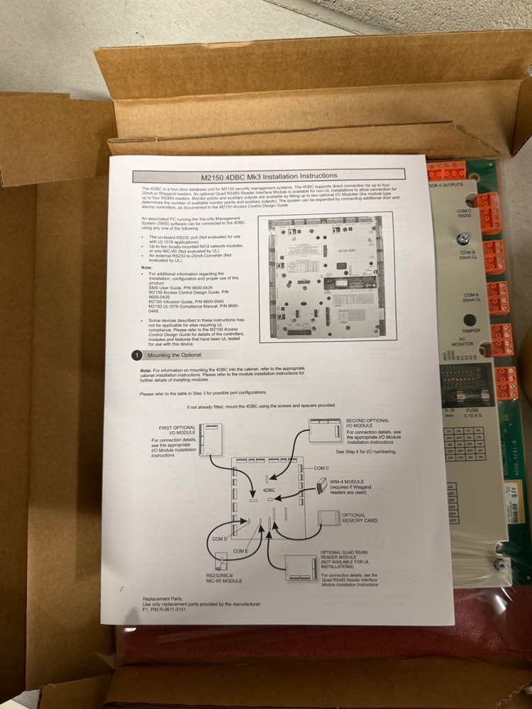 (2) AMAG M2150-4DBC symmetry controller