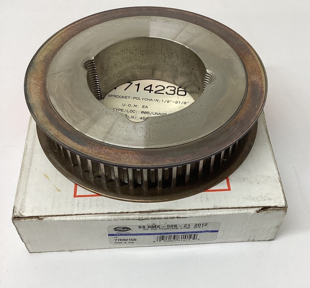 Gates SS-8MX-50S-21 Stainless GT PolyChain Sprocket