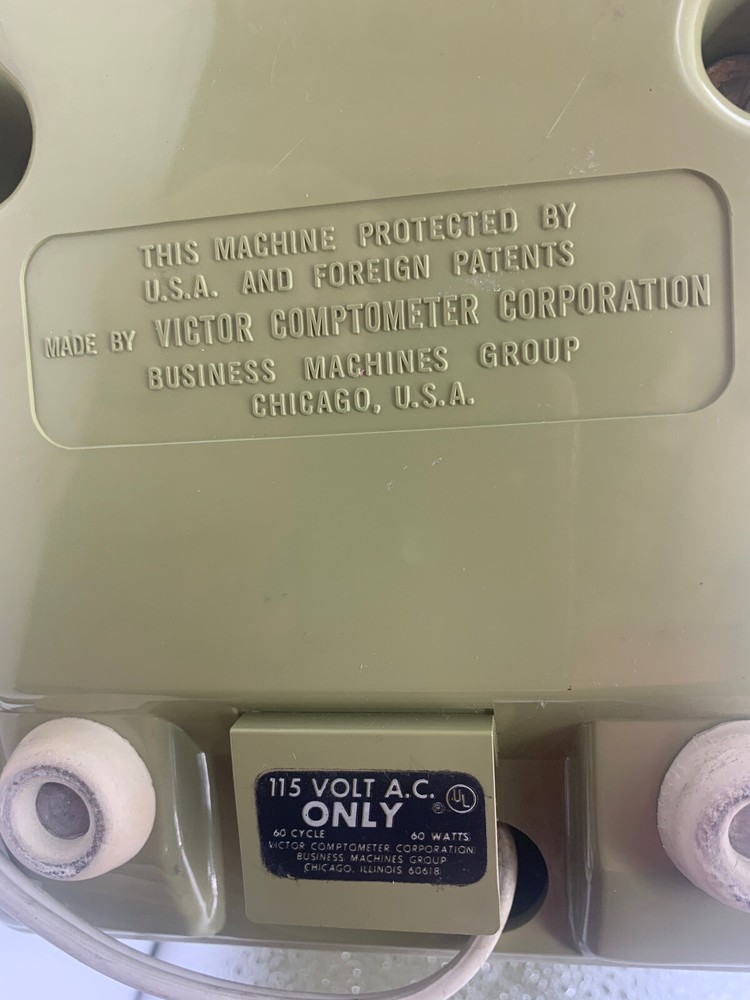 Victor Tallymaster Vintage Adding Machine Electric (c2)